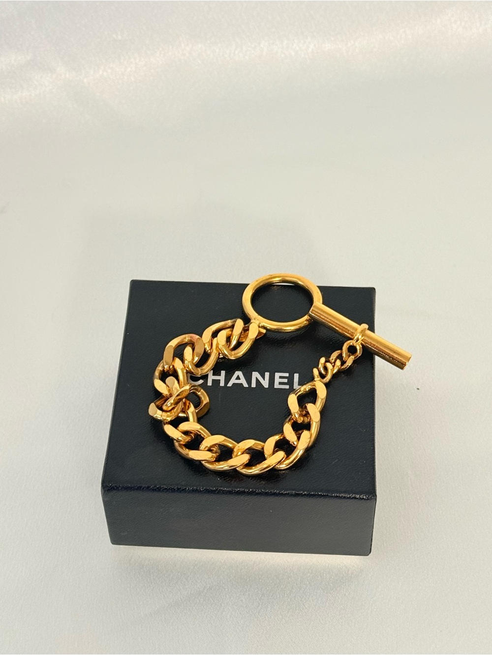 Chanel Gold Chain Link‎ Vintage Bracelet